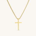 Cross Pendant Necklace Gold