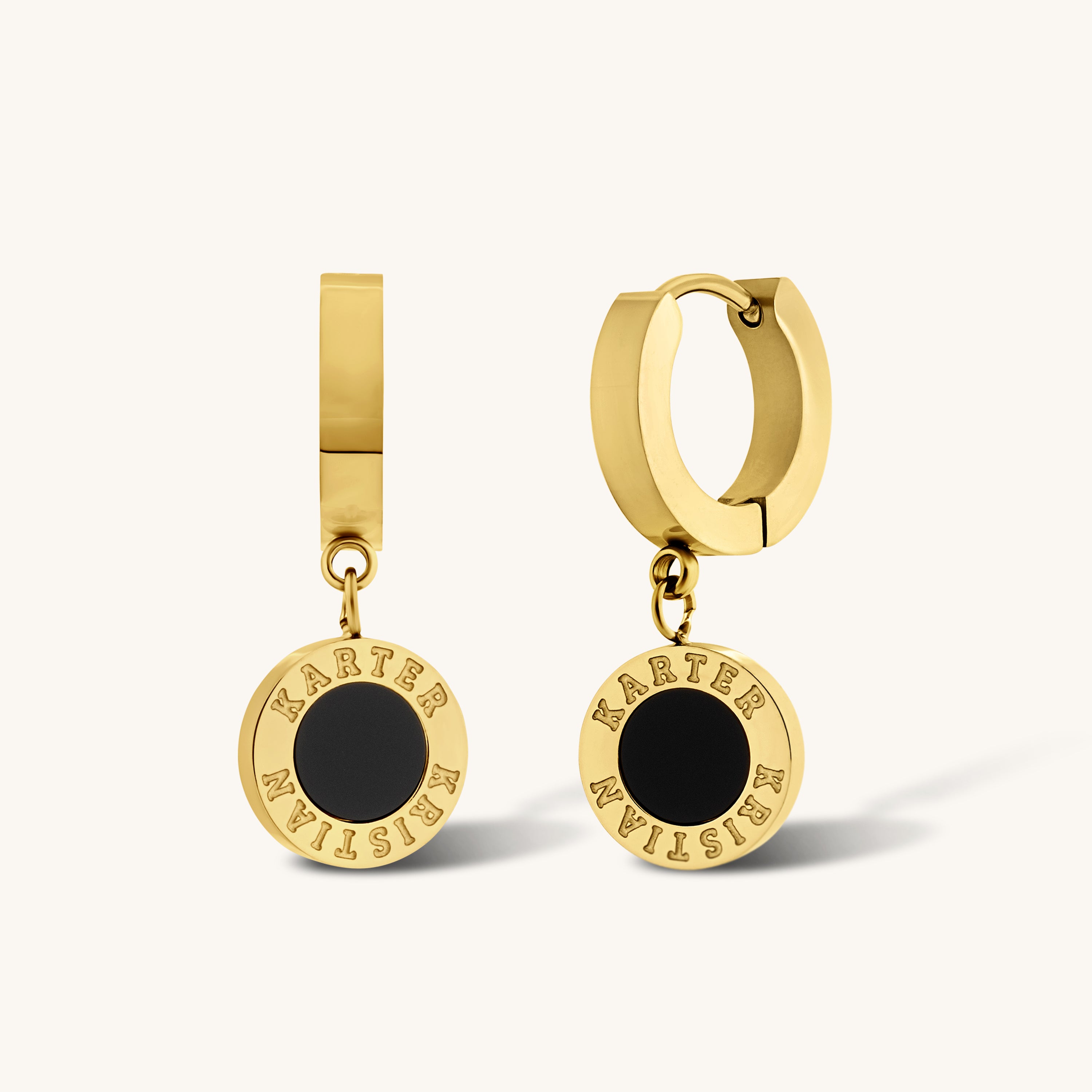 Exclusive Black Shell Earrings