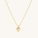 Heart Pendant with Beaded Chain