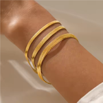 Herringbone Bracelet on Model