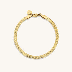 Herringbone Snake Chain Bracelet