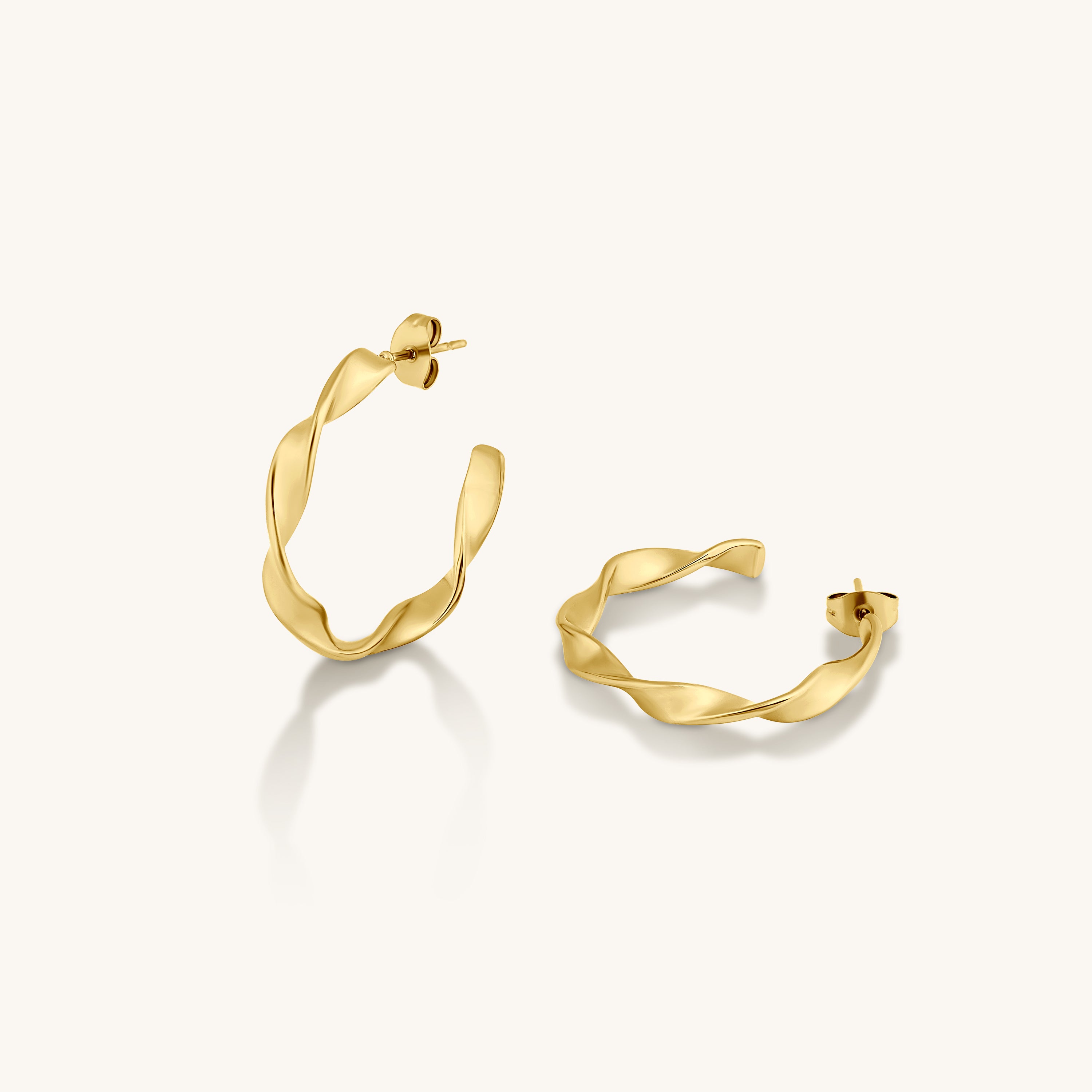 Hoop Earrings Twisted