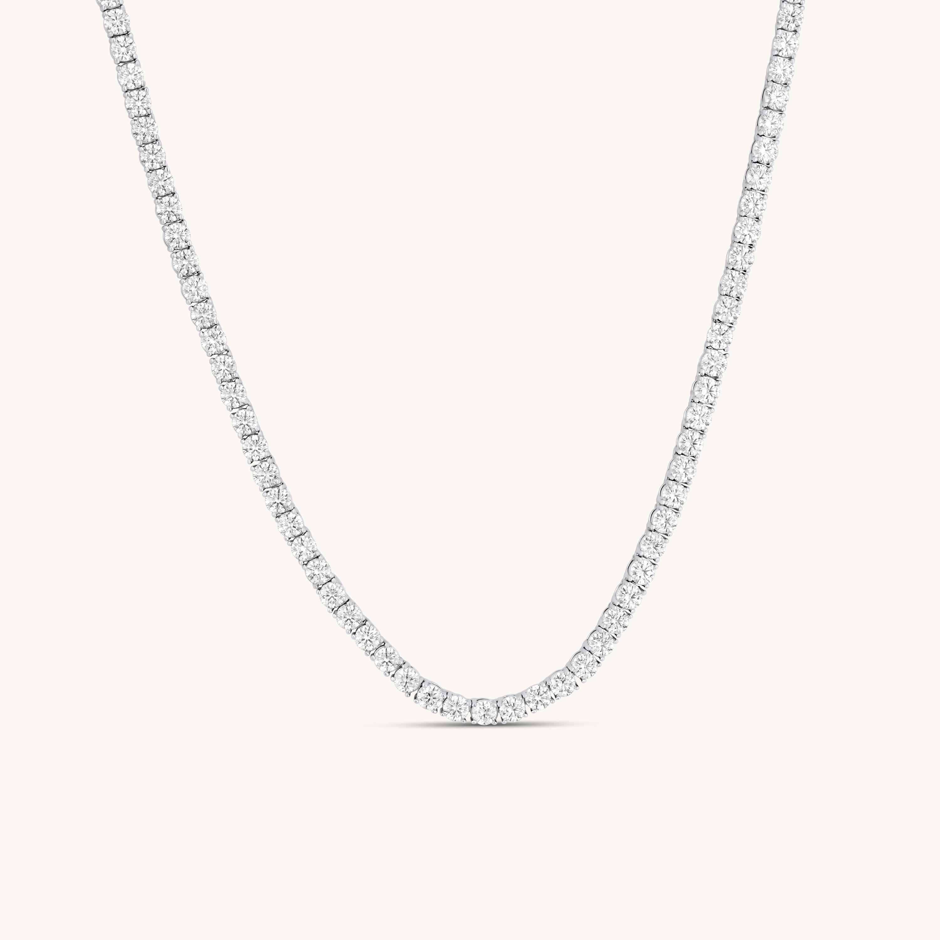 Vermail and Moissanite Necklace